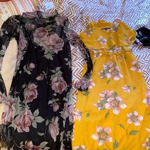 4 dresses bundle floral